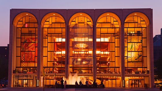 The Metropolitan Opera in New York, designed by Wallace K. Harrison and built in 1966