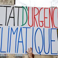 La Terre au carré dans les cortèges de la manifestation pour le climat