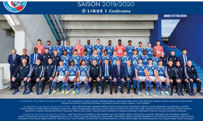 Le club de foot de Strasbourg