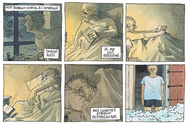 Détail d'une planche des "Couloirs aériens" d'Etienne Davodeau, Joub et Christophe Hermenier