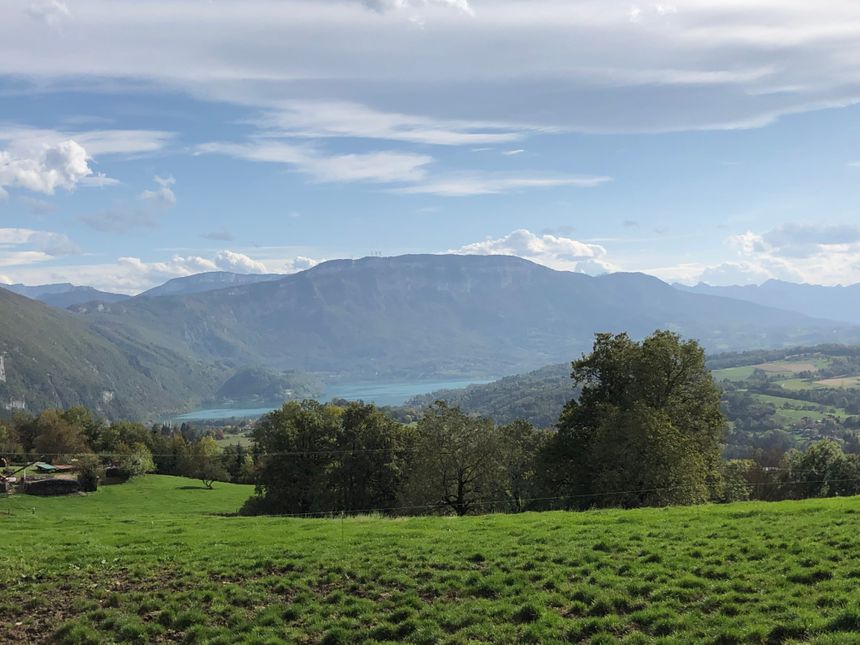 Paysage Savoie Vue sur le lac