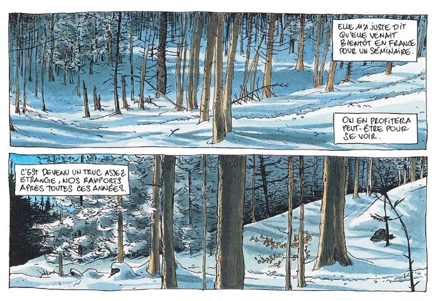 Détails d'une planche des "Couloirs aériens" d'Etienne Davodeau, Joub et Christophe Hermenier