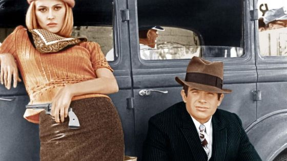 Faye Dunaway et Warren Beatty alias Bonnie and Clyde, dans le film d'Arthur Penn en 1968 - Warner Bros tous droits réservés