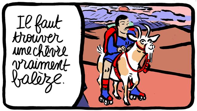 Habiter le vide et écrire des BD.