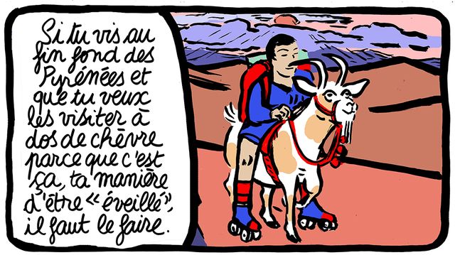 Habiter le vide et écrire des BD.
