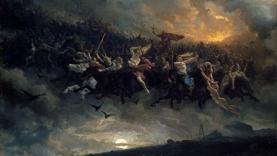 La chasse sauvage d'Odin, de Peter Nicolai Arbo,1872 ©Getty - Heritage Images
