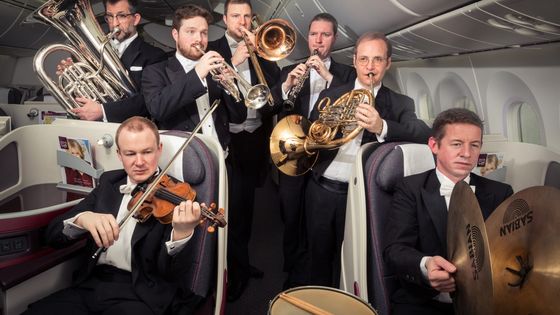Le City of Birmingham Symphony Orchestra, à bord d'un Boeing 787 à l'aéroport de Birmingham ©Getty - Tom Shaw
