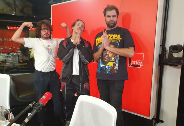 Éric et Quentin avec Rilès
