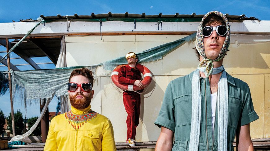 Théo Ceccaldi, Valentin Ceccaldi et Guillaume Aknine - Photo de Sylvain Gripoix