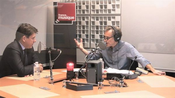 France Musique, studio 361... Sylvain Fort & Philippe Venturini (g. à d.)