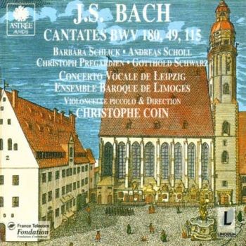 CD Bach Cantates Ensemble baroque de Limoges Christophe Coin