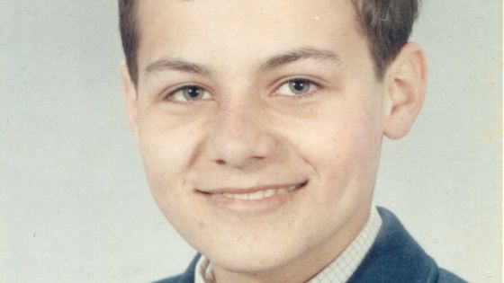 Jean-Pierre Luminet en 1963 - Archives Jean-Pierre Luminet