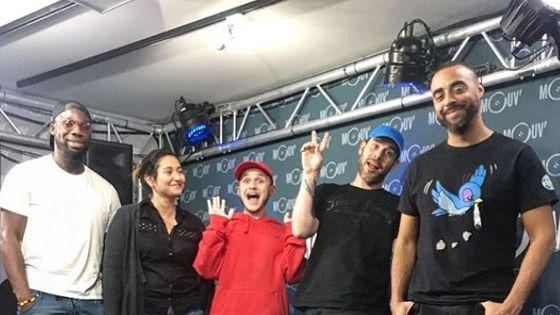 DJ Weedim dans le Mouv' Rap Club ©Radio France