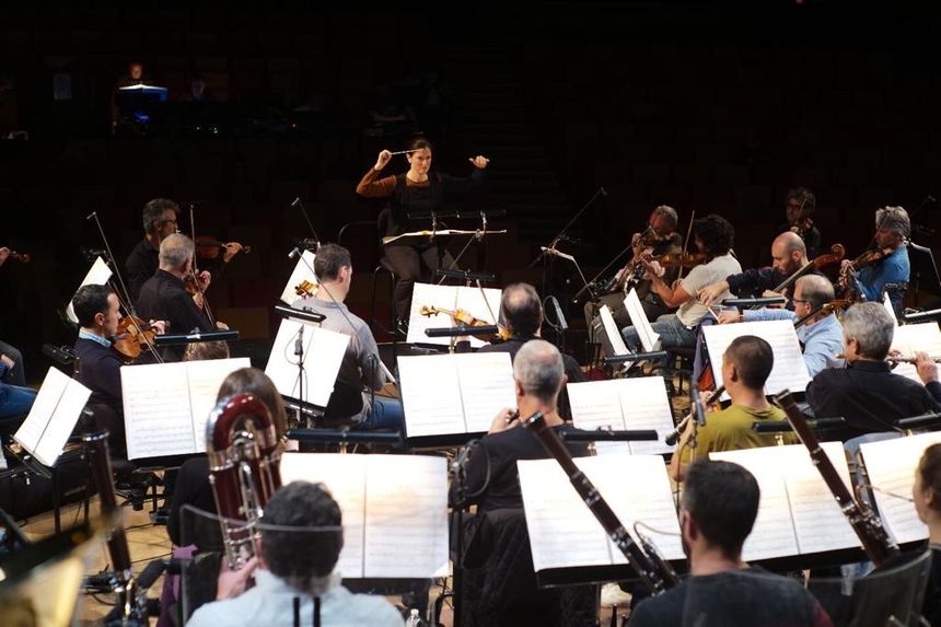 Répétition du Concert Fiction "Moby Dick" au studio 104 de radio France