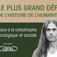 Aurélien Barrau, "Le plus grand défi de l'histoire de l'humanité" (ed. Michel Lafon)