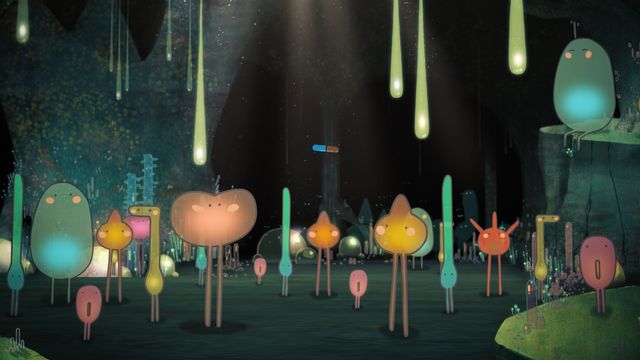 Représentation en dessin de microbiotes