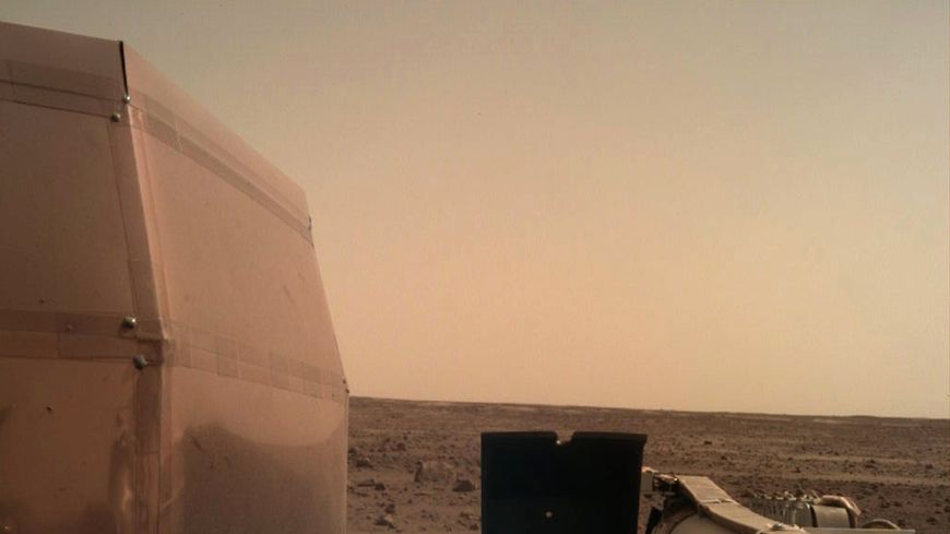 Image prise par InSight depuis mars en novembre 2018