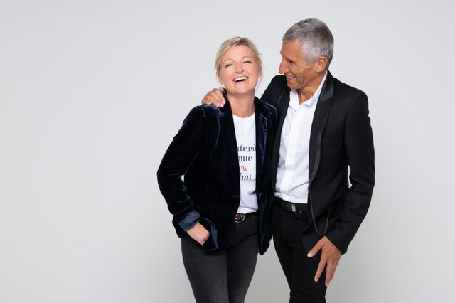 Nagui et Anne Elisabeth Lemoine