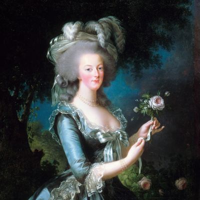 Portrait de la reine Marie-Antoinette dit « à la rose », Élisabeth-Louise Vigée Lebrun, 1783, Château de Versailles