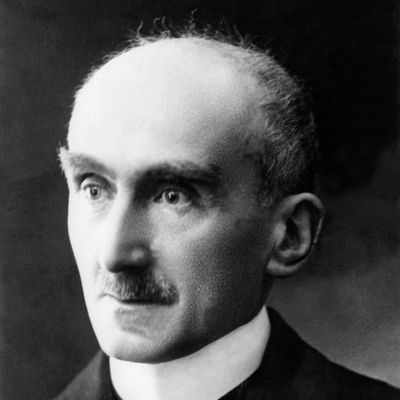 Le philosophe français Henri Bergson en 1890. Prix Nobel 1927.