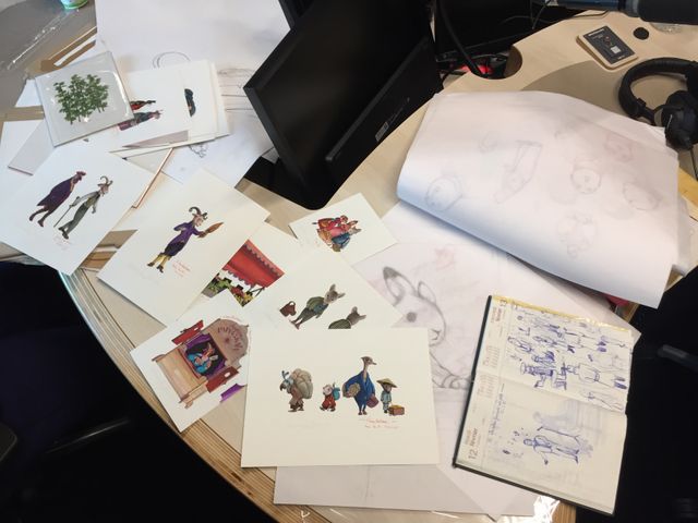 Dans le carton à dessins de Rébecca Dautremer