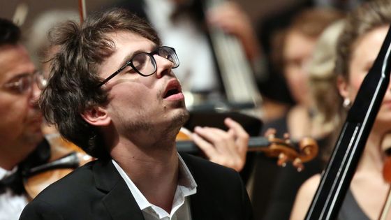 Le pianiste Lucas Debargue lors d'un concert à Moscou en 2016 ©Getty - Artyom Geodakyan\TASS