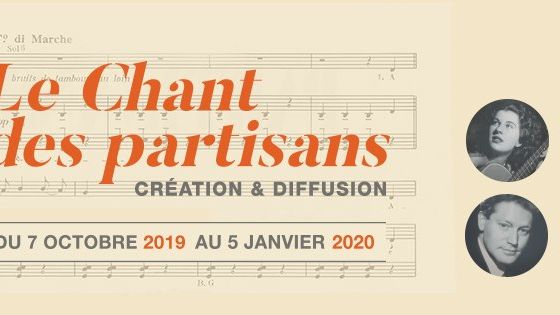Affiche de l'exposition Le chant des partisans