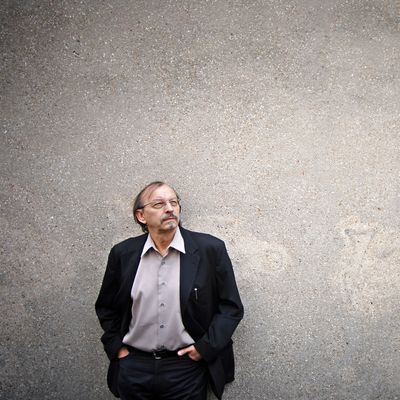 Didier Daeninckx, le 28 février 2007 à Aubervilliers