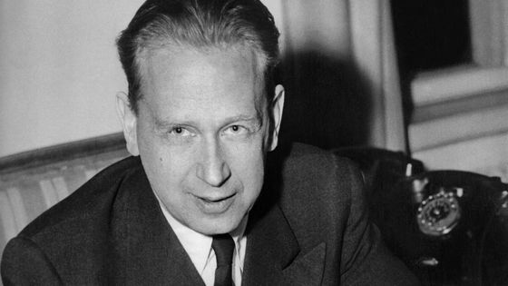 Dag Hammarskjöld, secrétaire général de l'ONU, en 1960 ©AFP - AFP