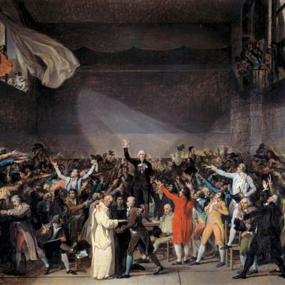 "Le serment du Jeu de Paume, le 20 juin 1789" David (1748-1825), 18ème siècle. Musée Carnavalet, Paris