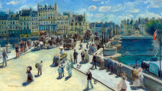 Le Pont Neuf (1872) Pierre-Auguste Renoir - VCG Wilson/Corbis via Getty Images