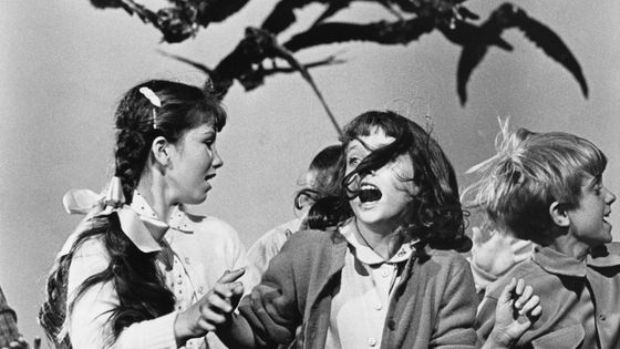 Image tirée d’une scène des « Oiseaux » (1963) ©Getty - John Springer Collection/CORBIS