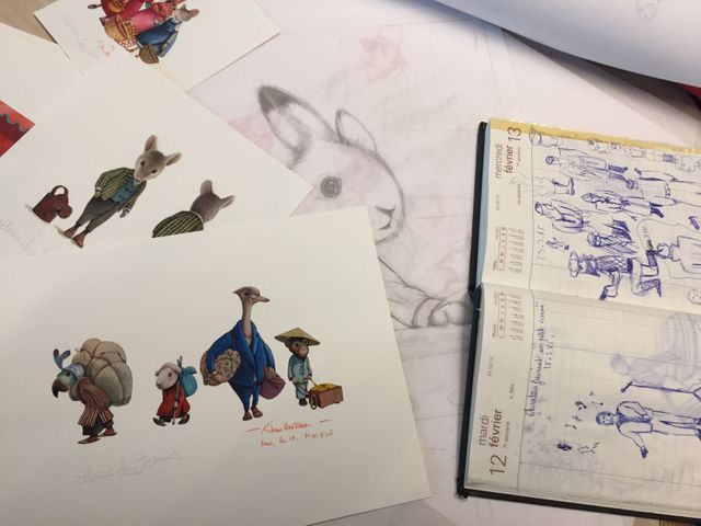 Dans le carton à dessins de Rébecca Dautremer
