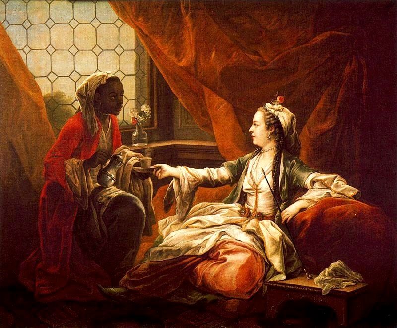 Madame de Pompadour vêtue en Sultane