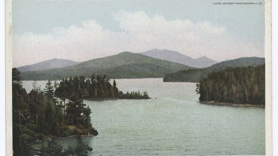 Carte postale de Saranac Lake (1914) - Smith Collection/Gado/Getty Images