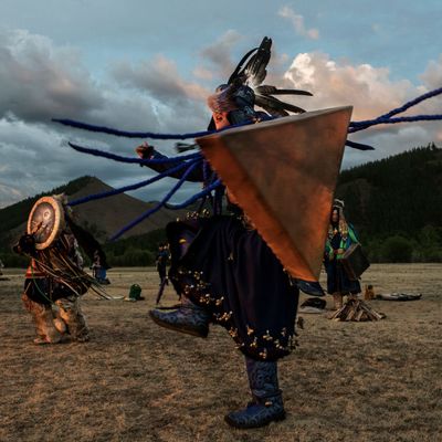 Rituels chamaniques à Oulan-Bator en Mongolie, 2018