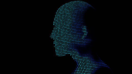 Silhouette en code binaire. ©Getty