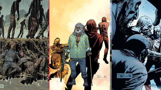 Planches prestiges de Walking Dead, tome 32, de Robert Kirkman et Charlie Adlard - 2019 Robert Kirkman, LLC. Tous droits réservés © 2019 Éditions Delcourt