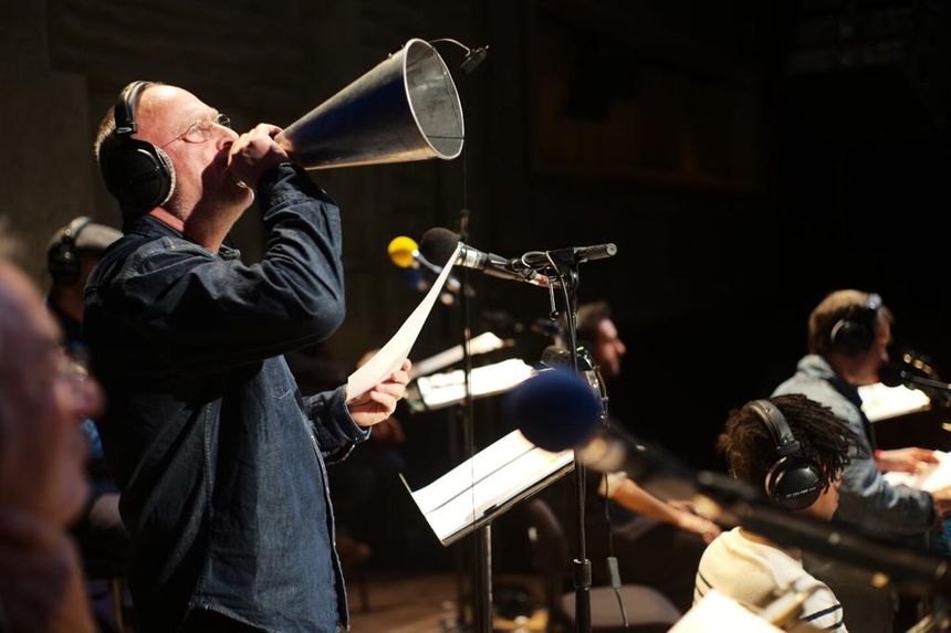 Répétition du concert fiction "Moby Dick", au studio 104 de Radio france