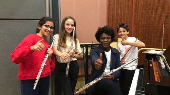 Rim, Dounia et Quentin / La chronique de Christophe Chassol ©Radio France - Melissa Lesnie