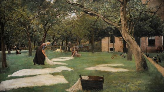 The Bleaching Ground, 1882, by Max Liebermann (1847-1935) ©Getty