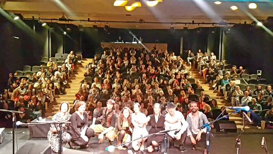 Concert de rentrée d'Ocora Couleurs du Monde au Carreau du Temple, avec Las Hermanas Caronni, Erik Truffaz, Aguamadera, Waed Bouhassoun, Rusan Filiztek - T.P