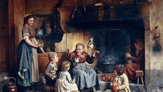 The grandmother's story, by Pietro Saltini (1839-1908) ©Getty