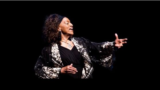 La cantatrice Jessye Norman au Festival d'Aix-en-Provence en 1984
