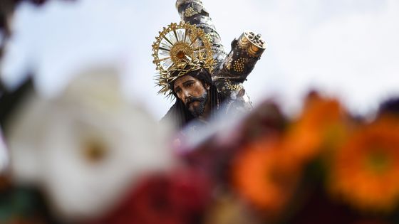 Procession de la semaine sainte à Guatemala City ©AFP - Johan Ordonez