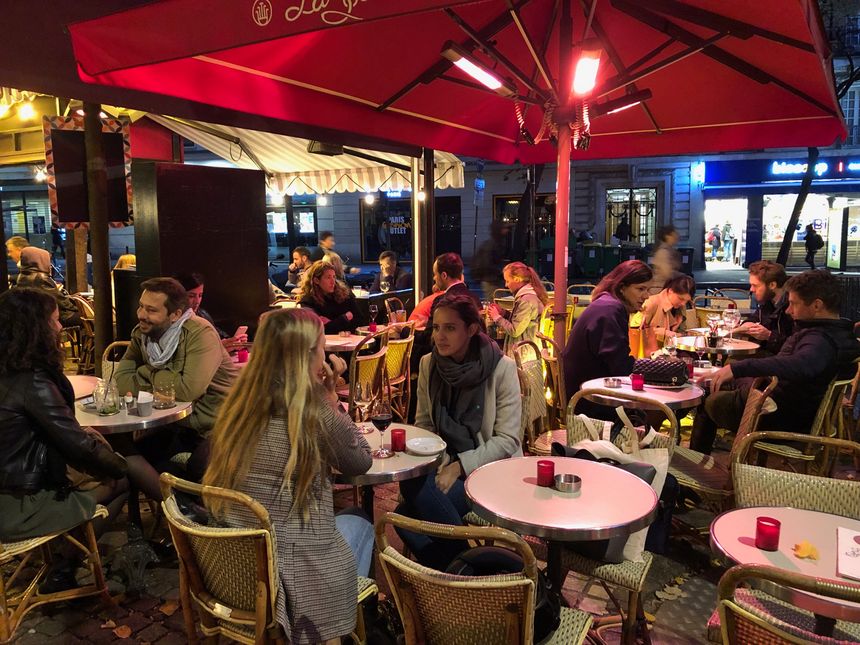 Terrasse chauffée quand il fait 15°C à l'extérieur