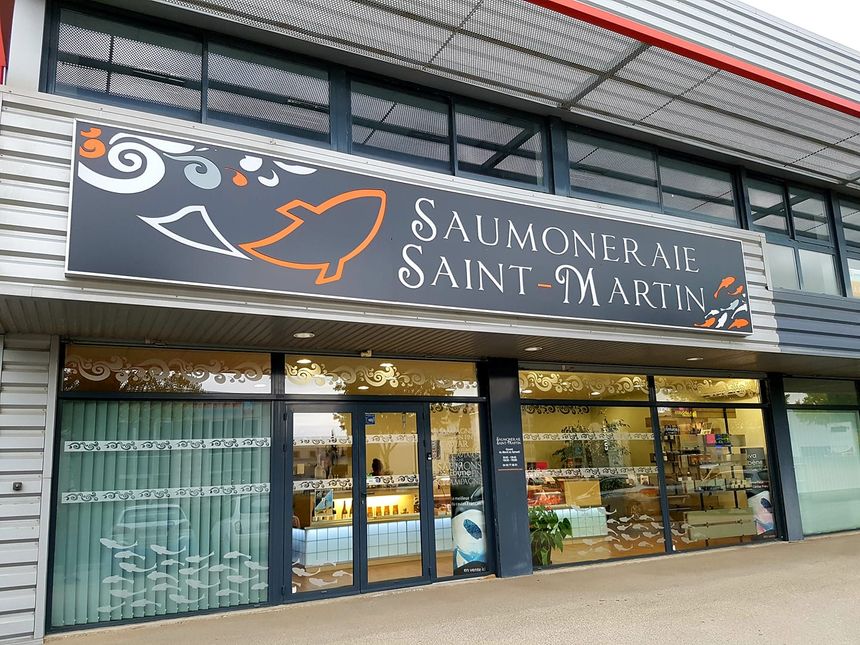 La façade de la Saumoneraie