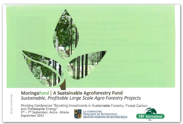 Extrait du projet de participation d’une filiale de l’ONF au capital d’une société en lien avec un fonds spécialisé dans l’agroforesterie, le fond Moringa.