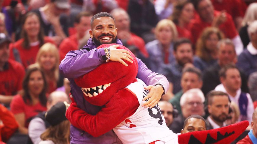 Drake pendant la final NBA Eastern Conference (Gregory Shamus)