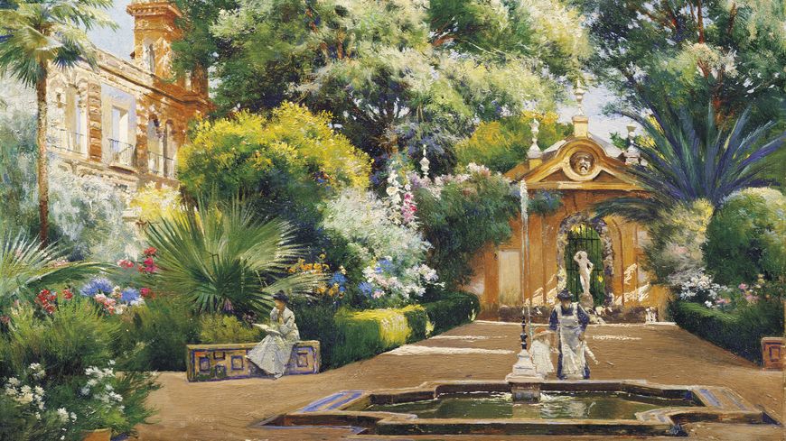 Un jardin de Séville, Espagne, © Getty / anuel Garcia y Rodriquez/ Fine Art Photographic / Hulton Fine Art Collection